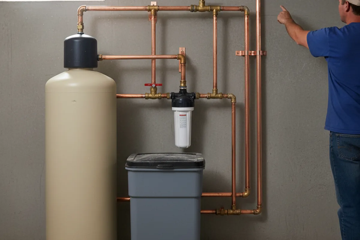 Whole-house water treatment system installed in Jenners